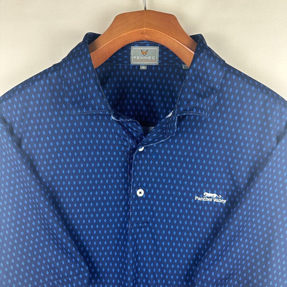 Fennec x Panther Valley Men's Size XL Performance Golf Polo Shirt Casual Collar